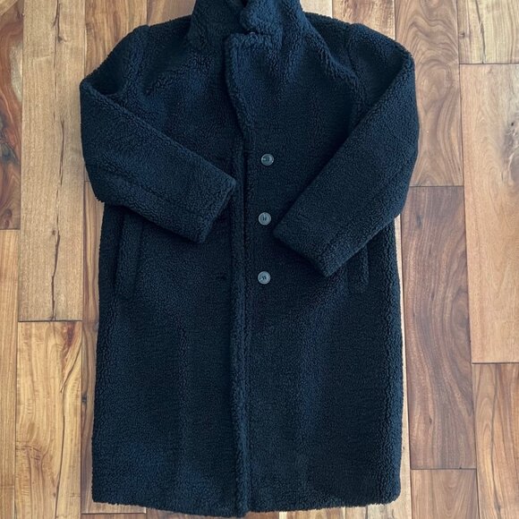 Loft Petite Modern Sherling Coat size small - Picture 3 of 3